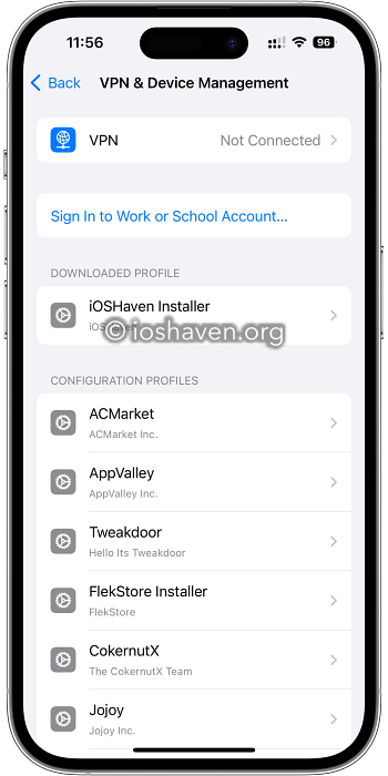ioshaven app iphone download